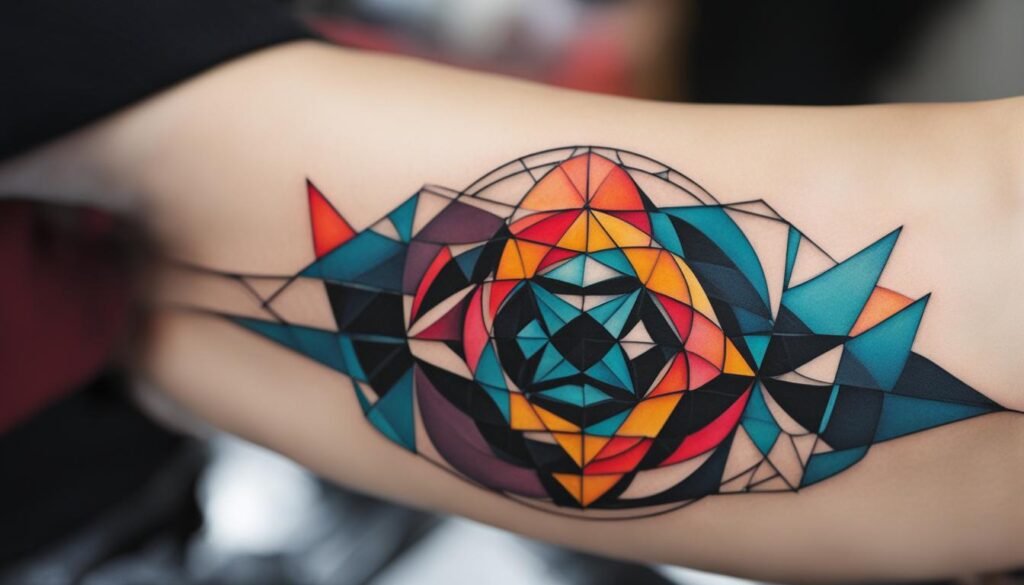 Geometric Tattoo - Mathematical Precision
