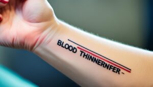 Can you get a tattoo on blood thinners?