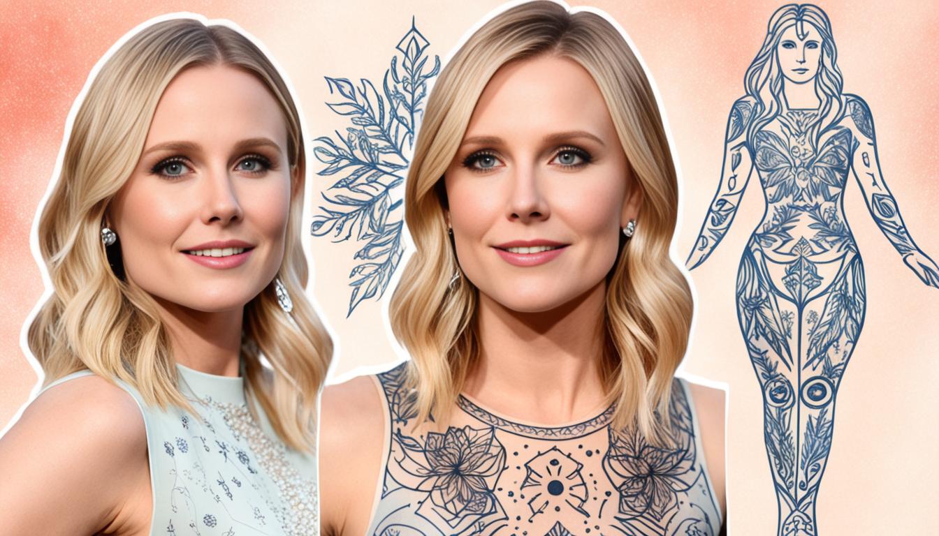 Does Kristen Bell have tattoos?