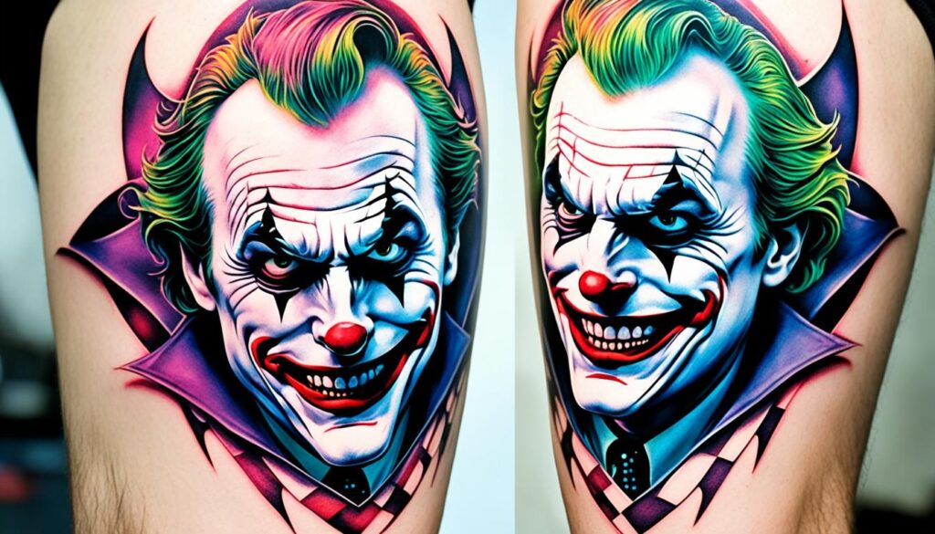 Joker tattoo design