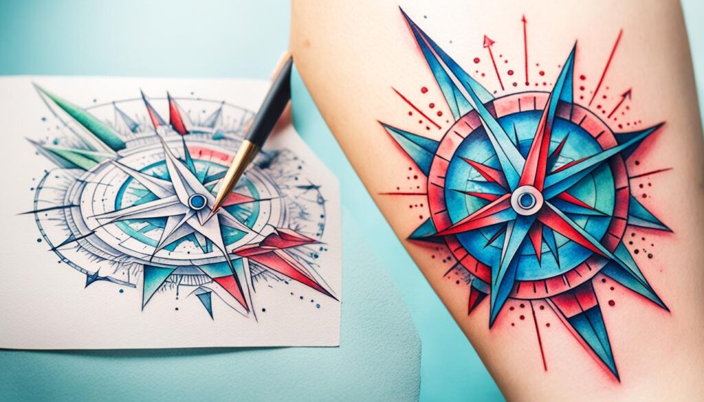 compass tattoo designs