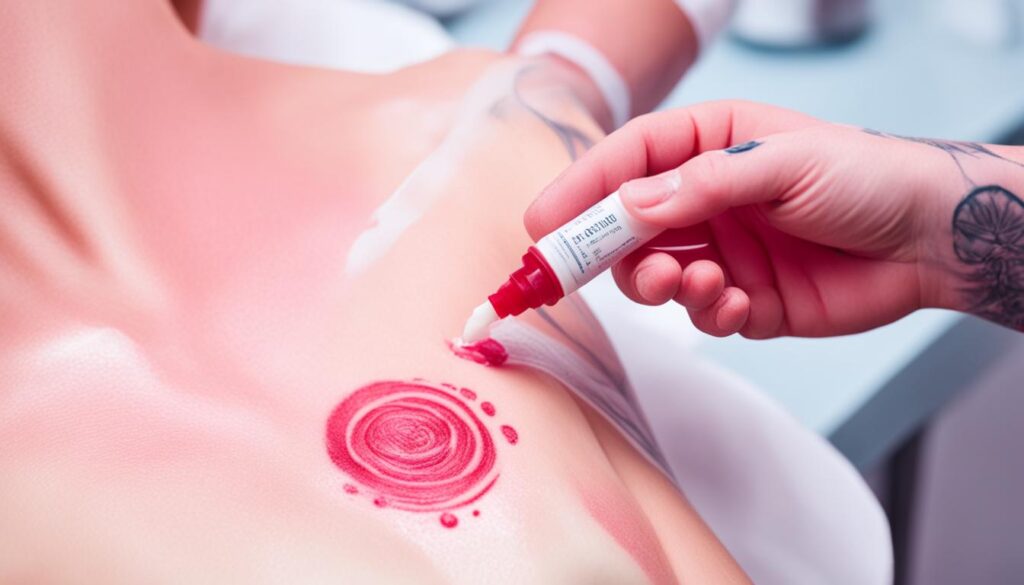 post-treatment care during tattoo removal
