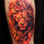 What does a lion tattoo mean