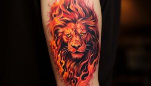 What does a lion tattoo mean