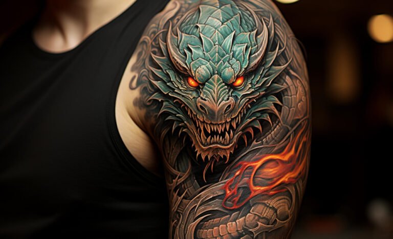 Dragon Tattoos: Unveiling Their Deep Meanings 39 Dragon Tattoos