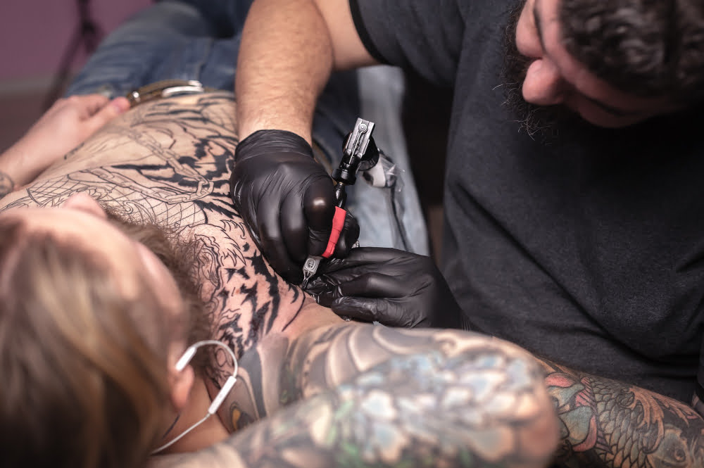 Blackwork tattoo style