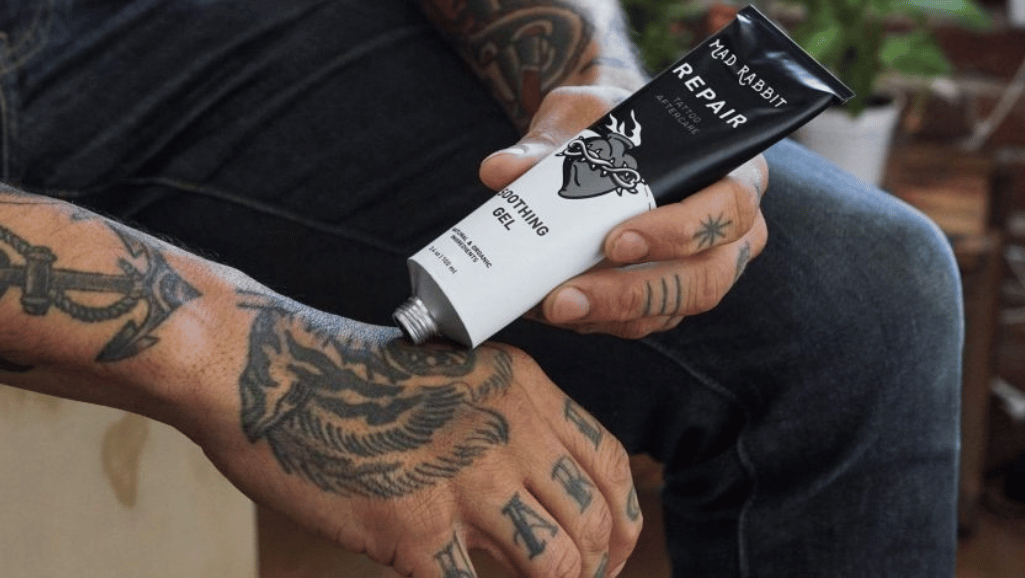 daily tattoo skincare products from Mad Rabbit