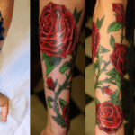 What does a rose tattoo mean?
