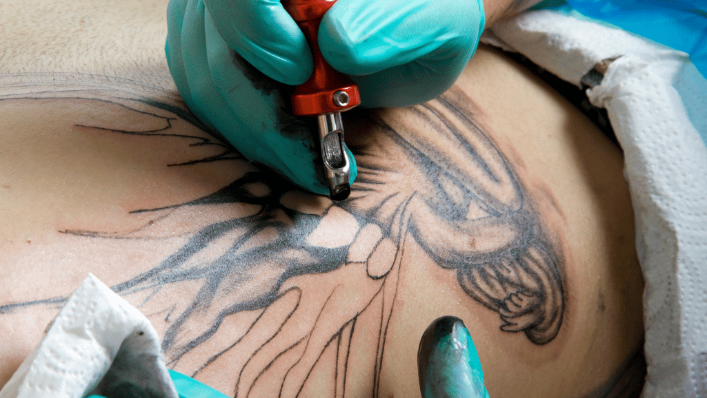 Tattoo session lengths for various sizes