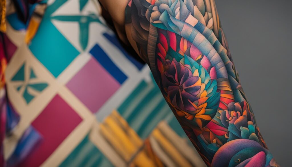color vibrancy of tattoos