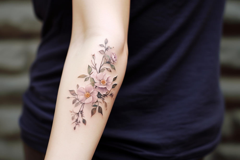 flower tattoos for women