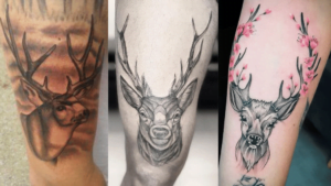 Female Singer has a Deer Tattoo