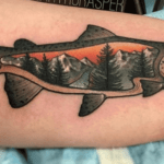 fly fishing tattoo