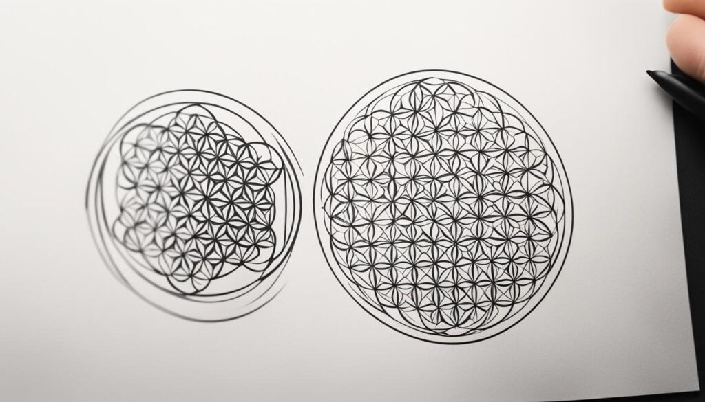Sacred geometry tattoo designs