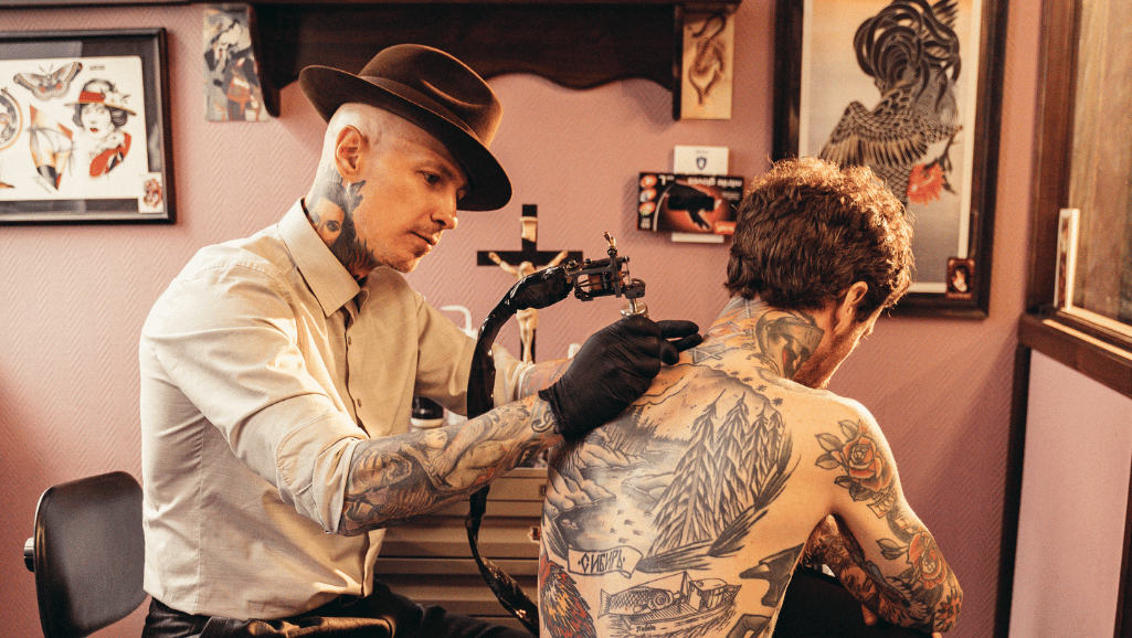 Tattooing over a removed tattoo