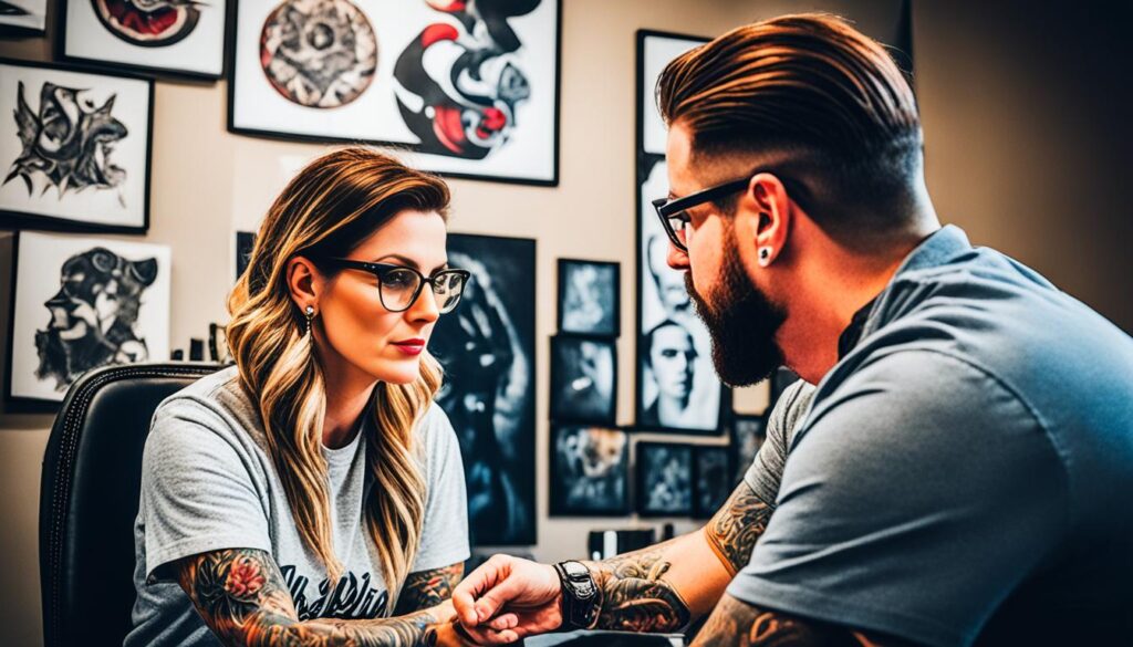 custom tattoo design consultation