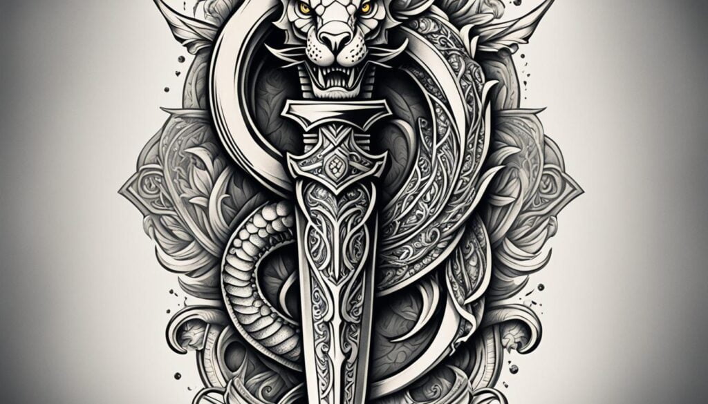 dagger tattoo meanings