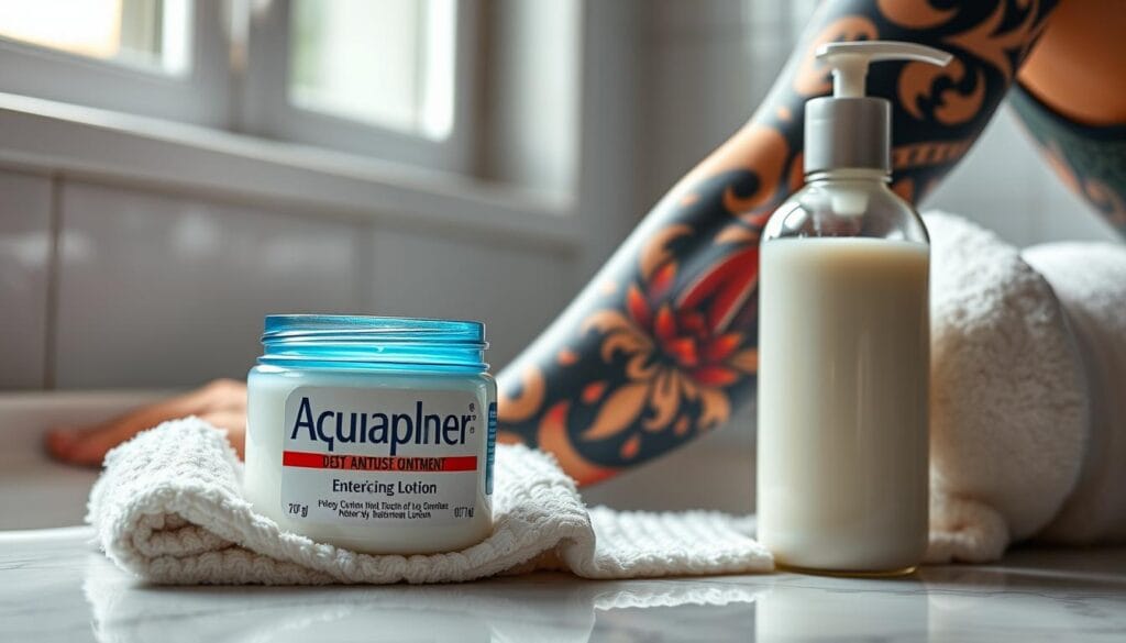 Aquaphor tattoo moisturizer transition
