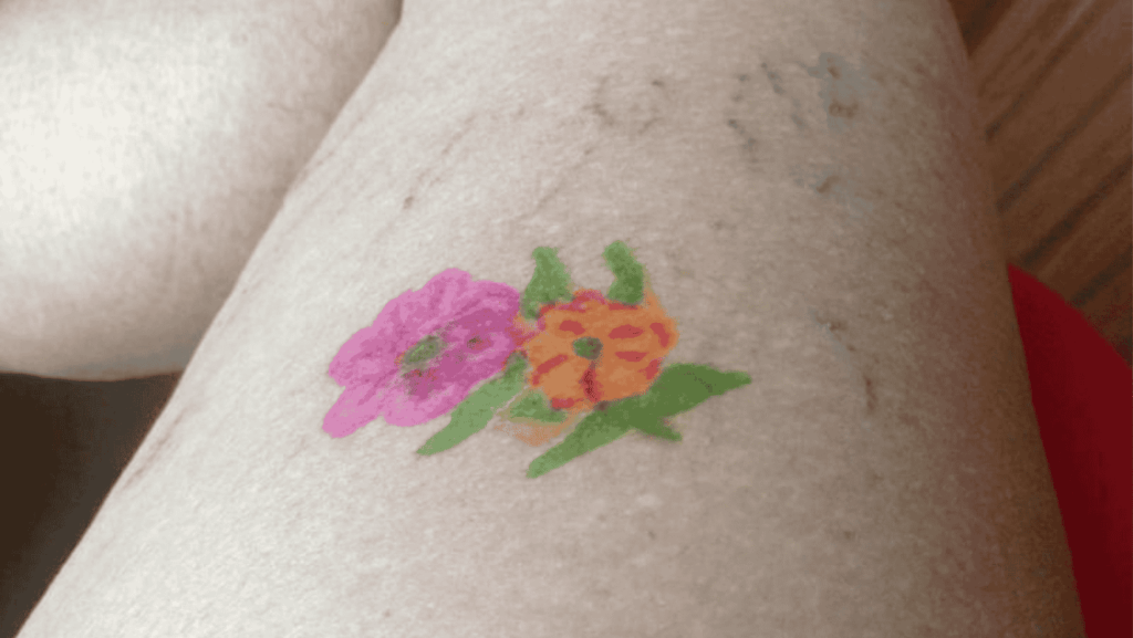 Tattoo Over Spider Veins