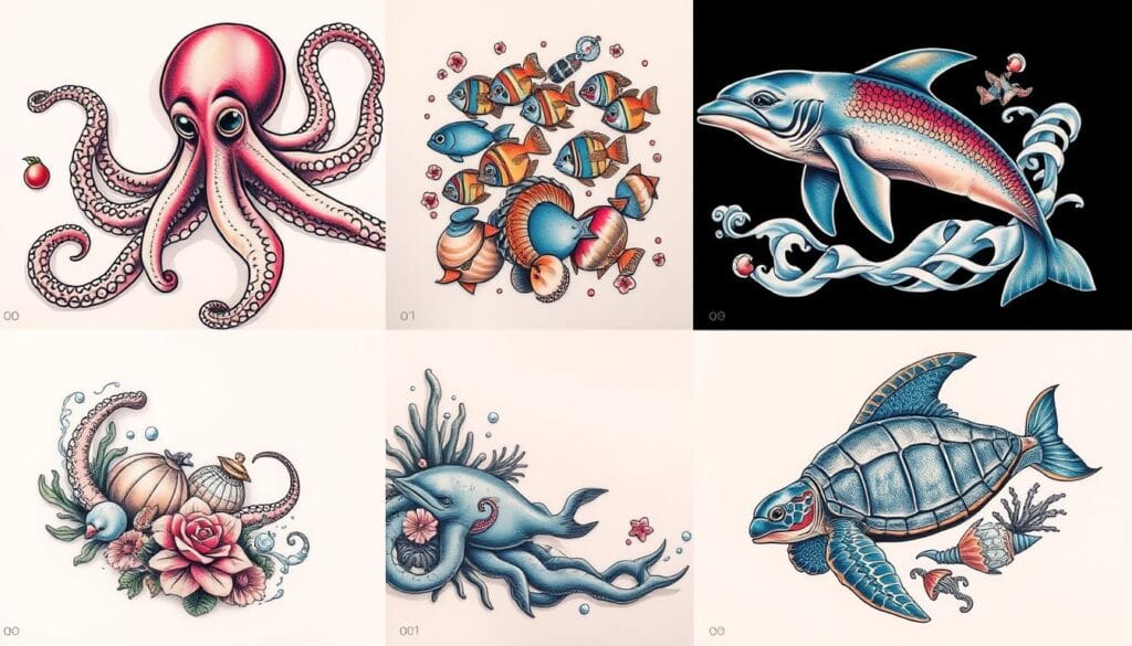 marine tattoos