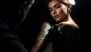 sketch to skin Color tattoos